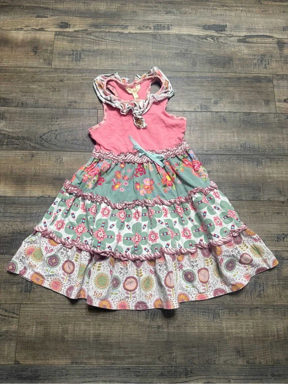 Matilda Jane Happy and Free  On the Cape Ruffle Trim Girl's Size 6